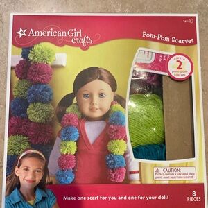 American Girl Pom-Pom Scarves craft kit.